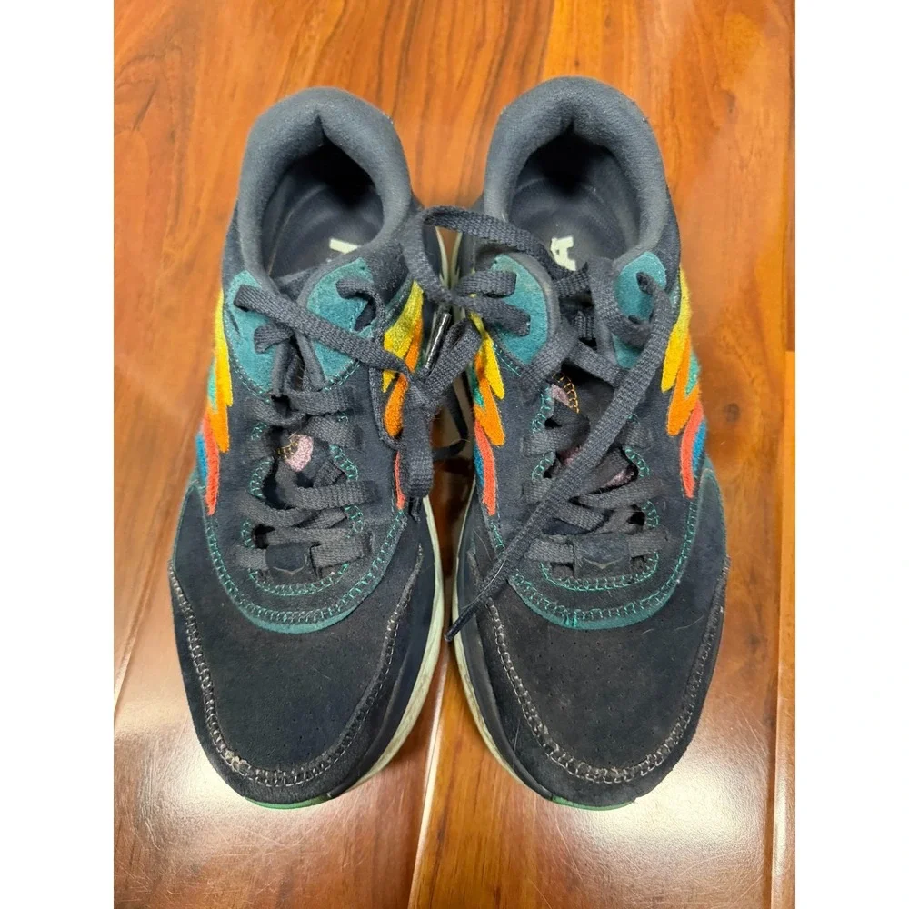 Hoka One One Bondi L Embroidery Sneakers Womens 9 Colorful Outer Space Shoes